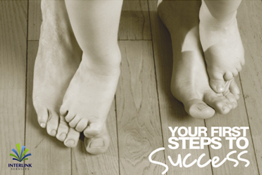 your first steps to success poster